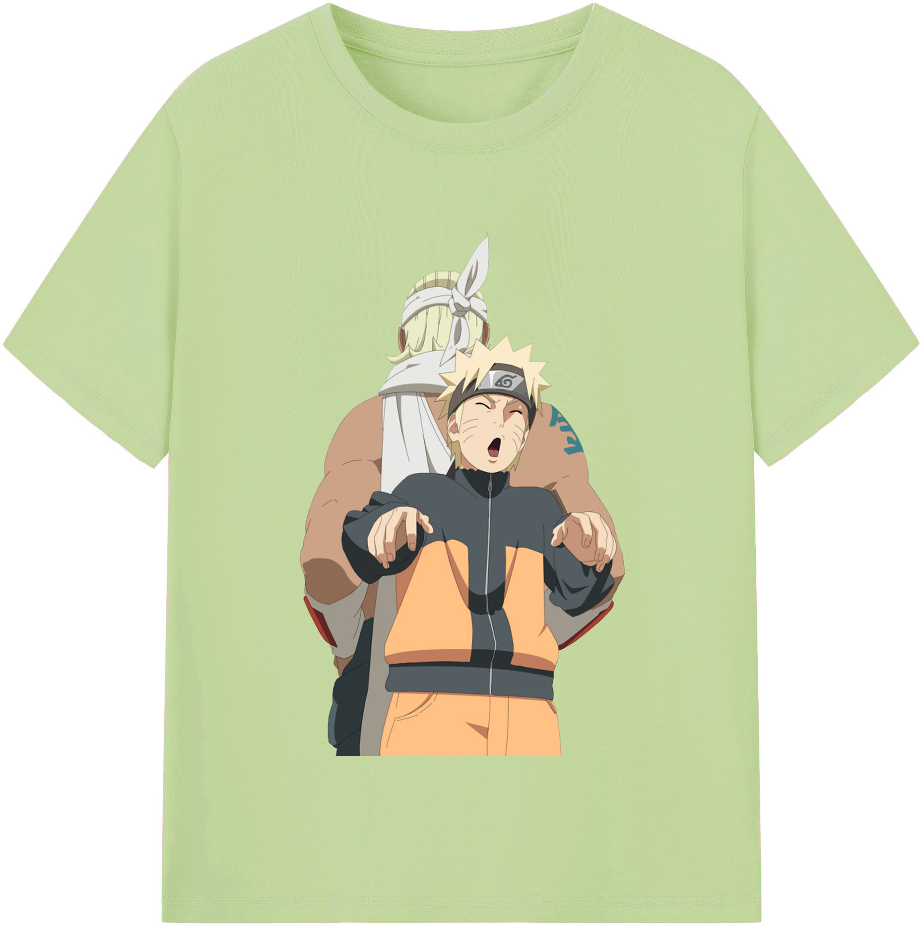 （画像用） NARUTO -ナルト- うずまき ナルト Uzumaki Naruto 綿100％半袖Tシャツ（フロントプリント）